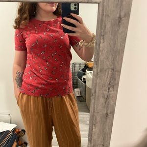 Y2K Paper Airplane Knit Shirt